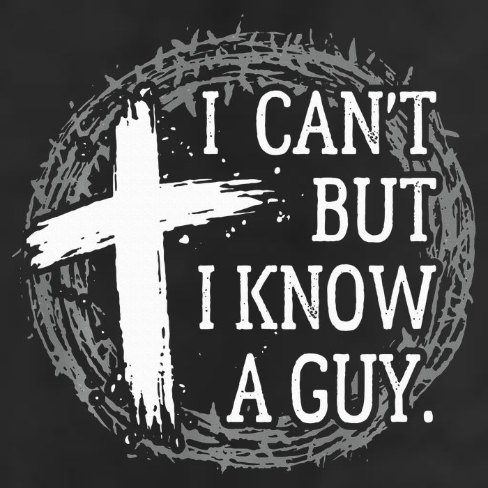 I can't but I know a guy Jesus cross funny christian Faith Cool Comfort Performance Bucket Hat