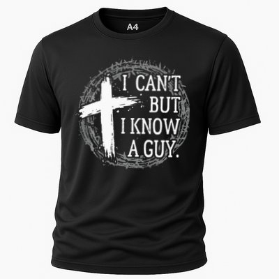 I can't but I know a guy Jesus cross funny christian Faith Performance Shirt