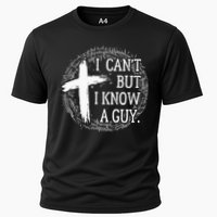 I can't but I know a guy Jesus cross funny christian Faith Performance Shirt