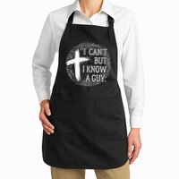 I can't but I know a guy Jesus cross funny christian Faith Apron