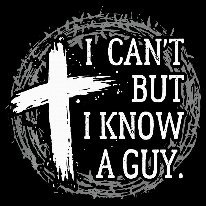 I can't but I know a guy Jesus cross funny christian Faith 16 in Basic Backpack