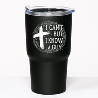 I can't but I know a guy Jesus cross funny christian Faith Tumbler