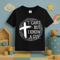 I can't but I know a guy Jesus cross funny christian Faith Toddler T-Shirt