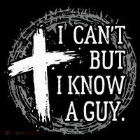 I can't but I know a guy Jesus cross funny christian Faith Crop Top