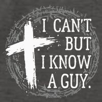 I can't but I know a guy Jesus cross funny christian Faith Vector Backpack