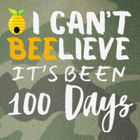 I CanT Believe Its Been 100 Days Funny Beehive Legacy Tie Dye Trucker Hat