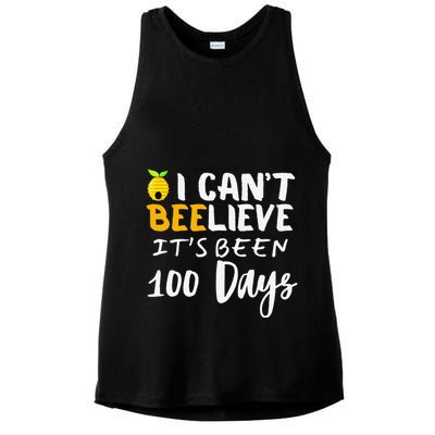 I CanT Believe Its Been 100 Days Funny Beehive Ladies PosiCharge Tri-Blend Wicking Tank