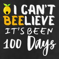 I CanT Believe Its Been 100 Days Funny Beehive Adult Drive Performance Visor