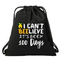 I CanT Believe Its Been 100 Days Funny Beehive Drawstring Bag