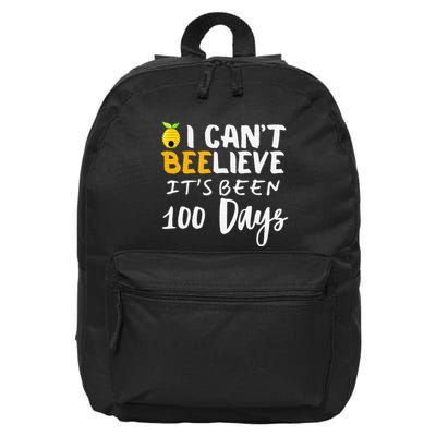I CanT Believe Its Been 100 Days Funny Beehive 16 in Basic Backpack