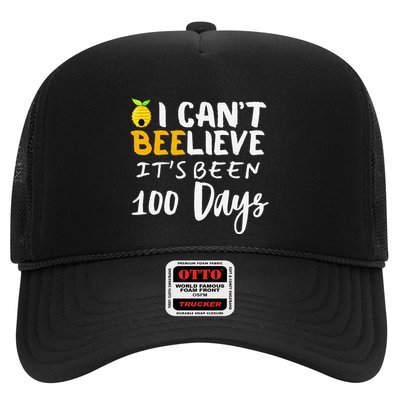 I CanT Believe Its Been 100 Days Funny Beehive Trucker Hat