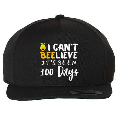 I CanT Believe Its Been 100 Days Funny Beehive Wool Snapback Cap