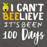 I CanT Believe Its Been 100 Days Funny Beehive Cotton Canvas Backpack