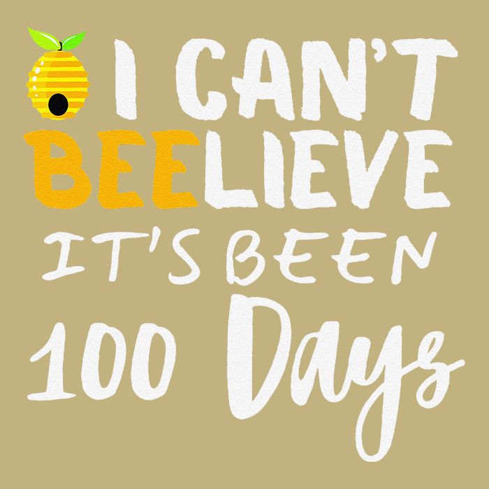 I CanT Believe Its Been 100 Days Funny Beehive Mousepad