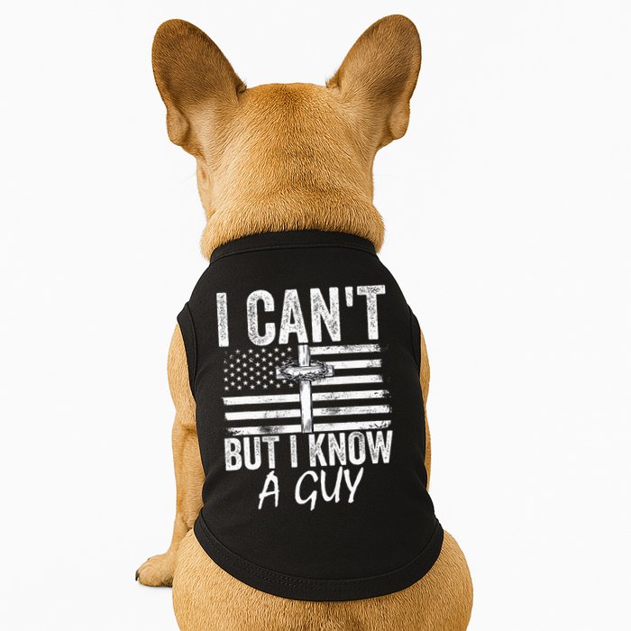 I Can't But I Know A Guy Jesus Cross Funny Christian Doggie Tank