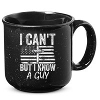 I Can't But I Know A Guy Jesus Cross Funny Christian 15oz Campfire Ceramic Mug