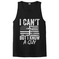 I Can't But I Know A Guy Jesus Cross Funny Christian PosiCharge Competitor Tank