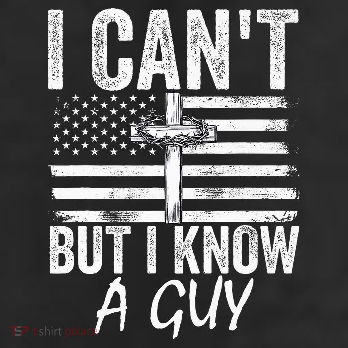 I Can't But I Know A Guy Jesus Cross Funny Christian Trucker Hat