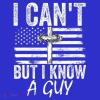 I Can't But I Know A Guy Jesus Cross Funny Christian 16 in Basic Backpack