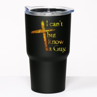 I Can't But I Know A Guy Jesus Cross Funny Christian Tumbler