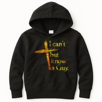 I Can't But I Know A Guy Jesus Cross Funny Christian Kids Hoodie