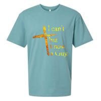 I Can't But I Know A Guy Jesus Cross Funny Christian Sueded Cloud Jersey T-Shirt