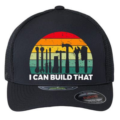 I Can Build That Handyman Woodwork Craftsman Flexfit Unipanel Trucker Cap