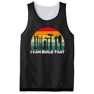 I Can Build That Handyman Woodwork Craftsman Mesh Reversible Basketball Jersey Tank