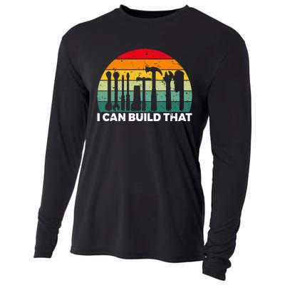 I Can Build That Handyman Woodwork Craftsman Cooling Performance Long Sleeve Crew