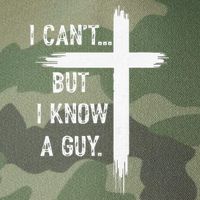 I Can't But I Know a Guy Christian Faith Believer Religious Legacy Tie Dye Trucker Hat