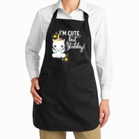 I'm Cute But Stabby Unicorn Feeling A Bit Stabby Today Gift Apron