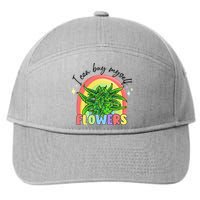 I Can Buy Myself Flowers Stoner Happy 420 Days Cannabis 7-Panel Snapback Hat