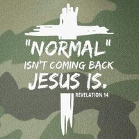 Isnt Coming Back Jesus Is Christian Normal Legacy Tie Dye Trucker Hat
