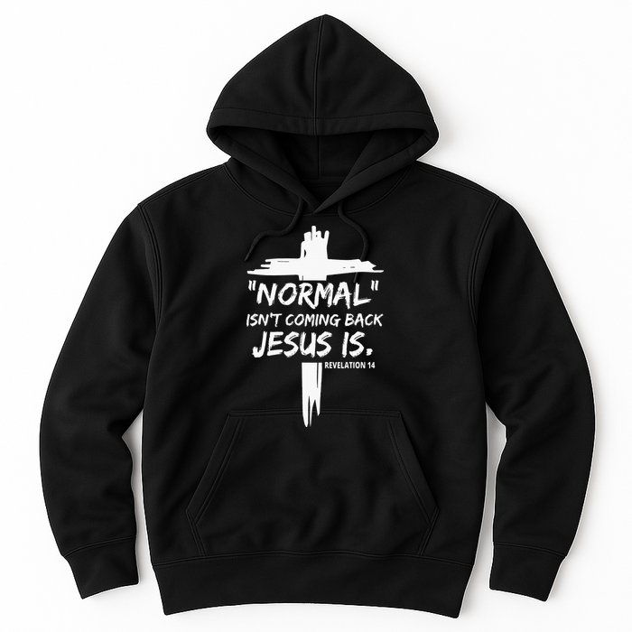 Isnt Coming Back Jesus Is Christian Normal Hoodie