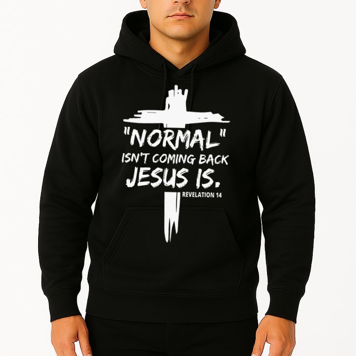 Isnt Coming Back Jesus Is Christian Normal Hoodie