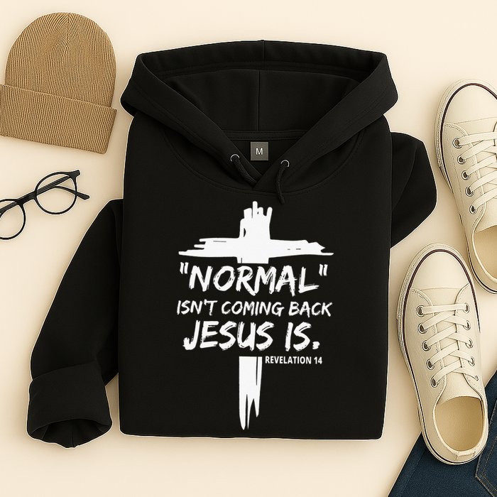 Isnt Coming Back Jesus Is Christian Normal Hoodie