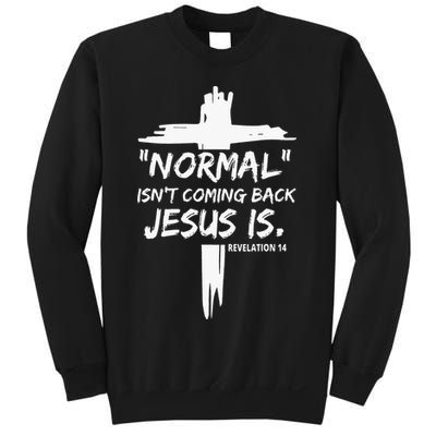 Isnt Coming Back Jesus Is Christian Normal Sweatshirt