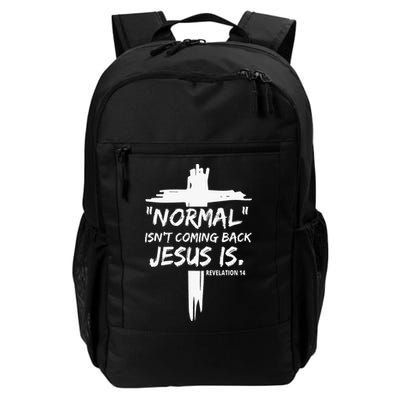 Isnt Coming Back Jesus Is Christian Normal Backpack