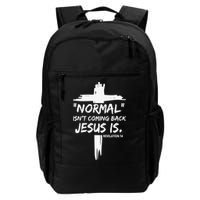 Isnt Coming Back Jesus Is Christian Normal Backpack