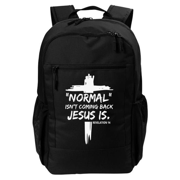 Isnt Coming Back Jesus Is Christian Normal Backpack