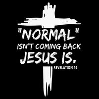 Isnt Coming Back Jesus Is Christian Normal Drawstring Bag
