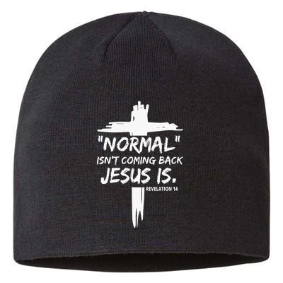 Isnt Coming Back Jesus Is Christian Normal Sustainable Beanie