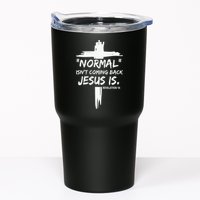 Isnt Coming Back Jesus Is Christian Normal Tumbler