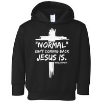 Isnt Coming Back Jesus Is Christian Normal Toddler Hoodie