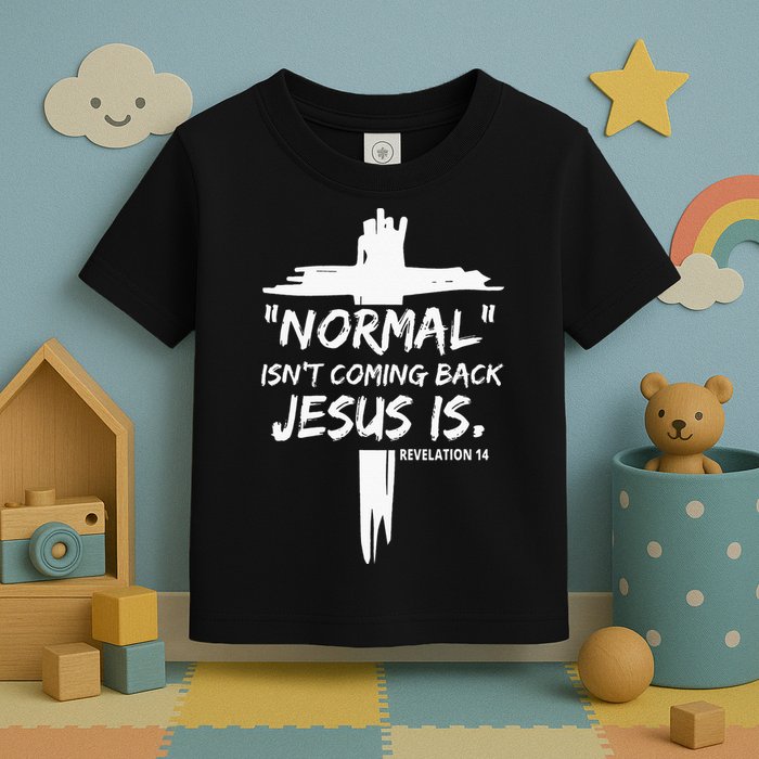 Isnt Coming Back Jesus Is Christian Normal Toddler T-Shirt