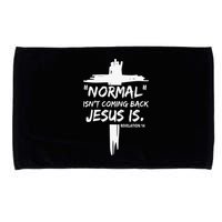 Isnt Coming Back Jesus Is Christian Normal Microfiber Hand Towel