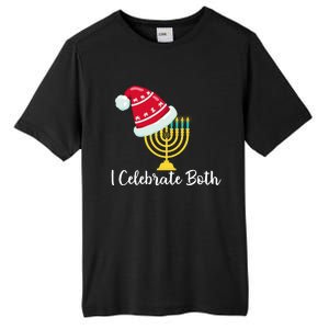 I Celebrate Both Hanukkah Tall Fusion ChromaSoft Performance T-Shirt