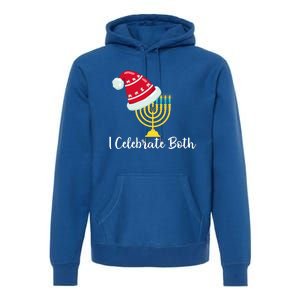 I Celebrate Both Hanukkah Premium Hoodie