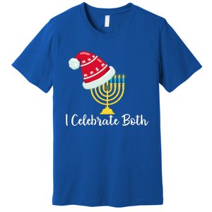 I Celebrate Both Hanukkah Premium T-Shirt