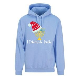 I Celebrate Both Hanukkah Unisex Surf Hoodie